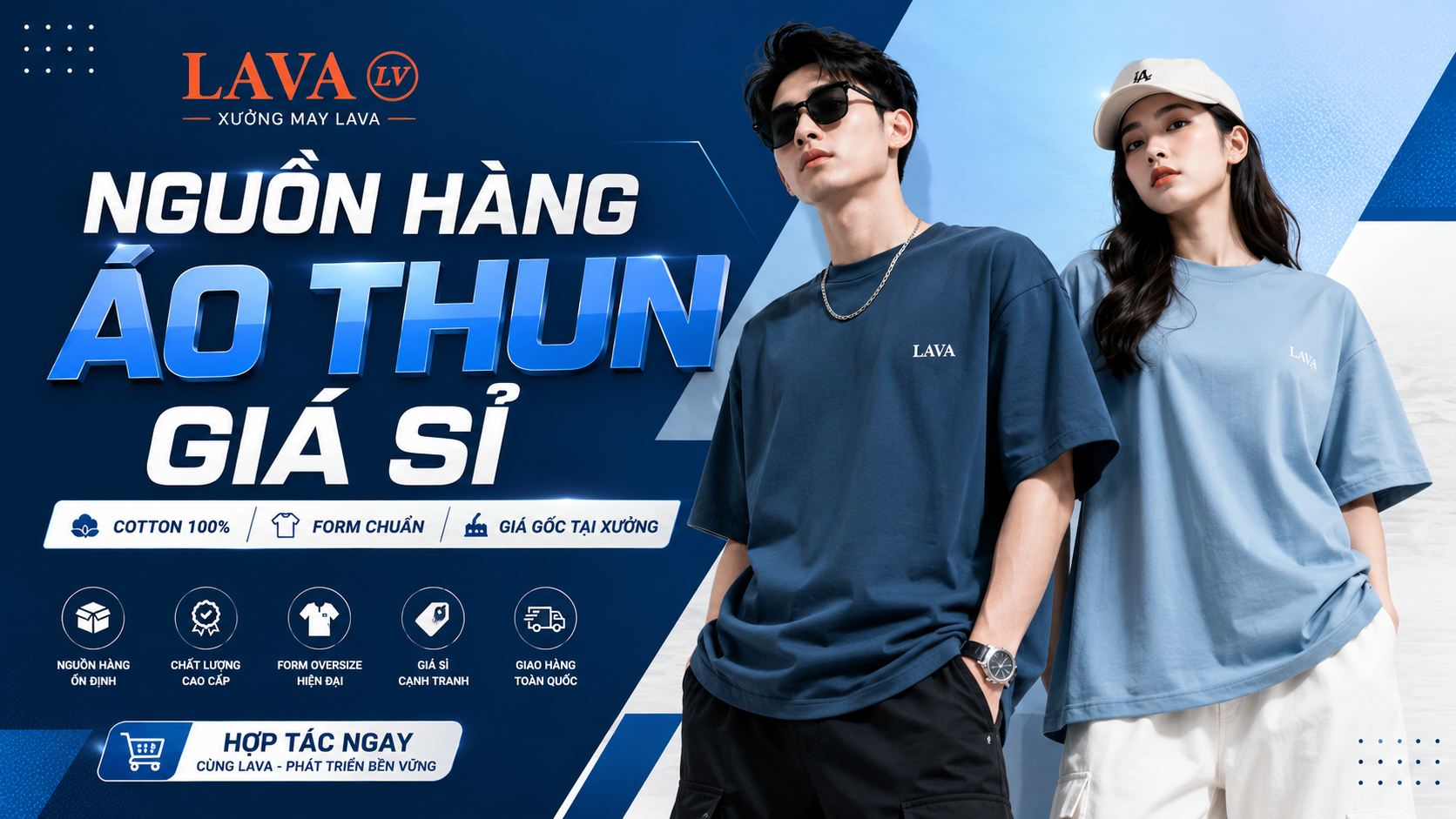 Tìm nguồn sỉ áo thun, Sỉ áo thun tại Lava shop