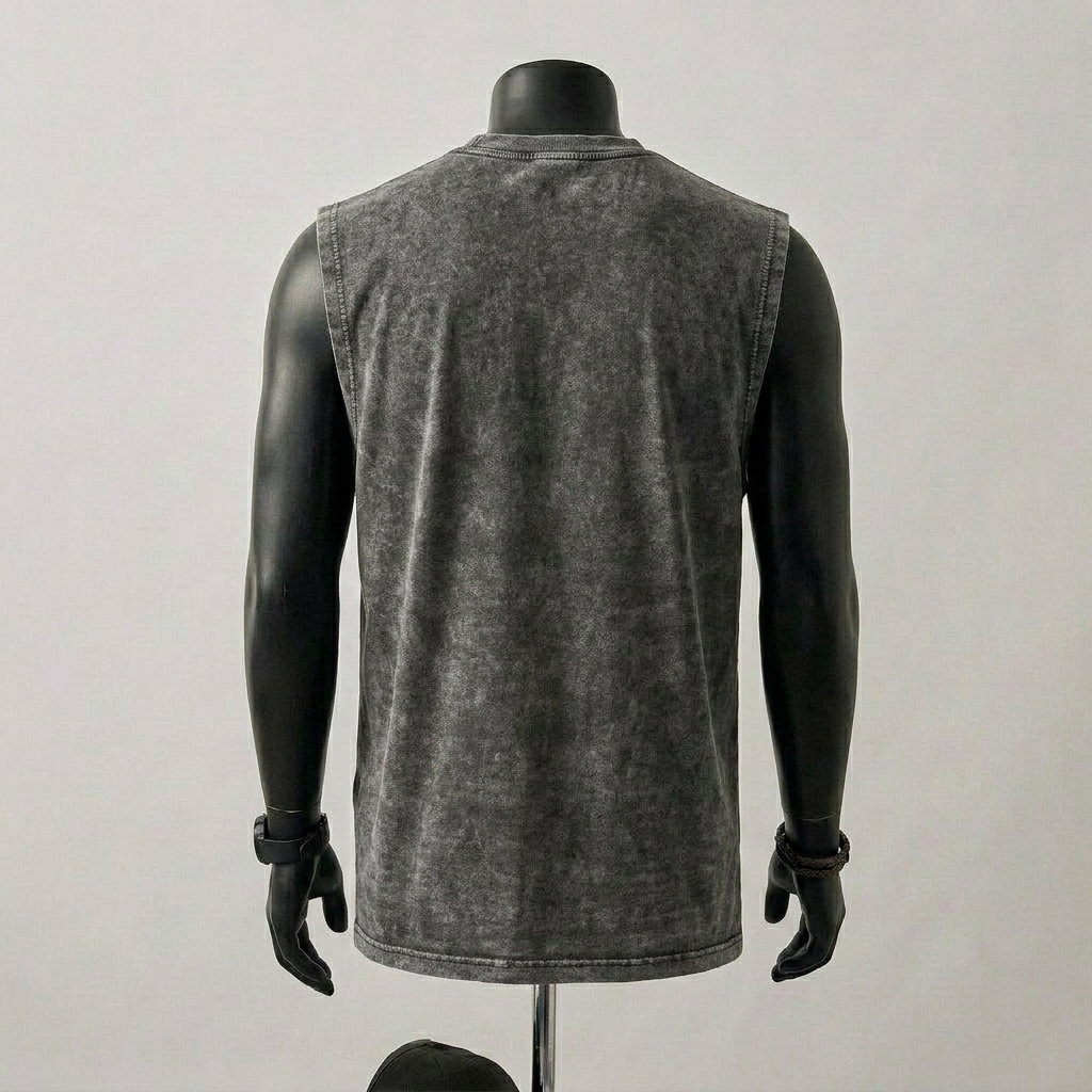 Sỉ Phôi Áo Thun Wash Ba lỗ Giá Gốc Tại Xưởng | Xưởng May LAVA