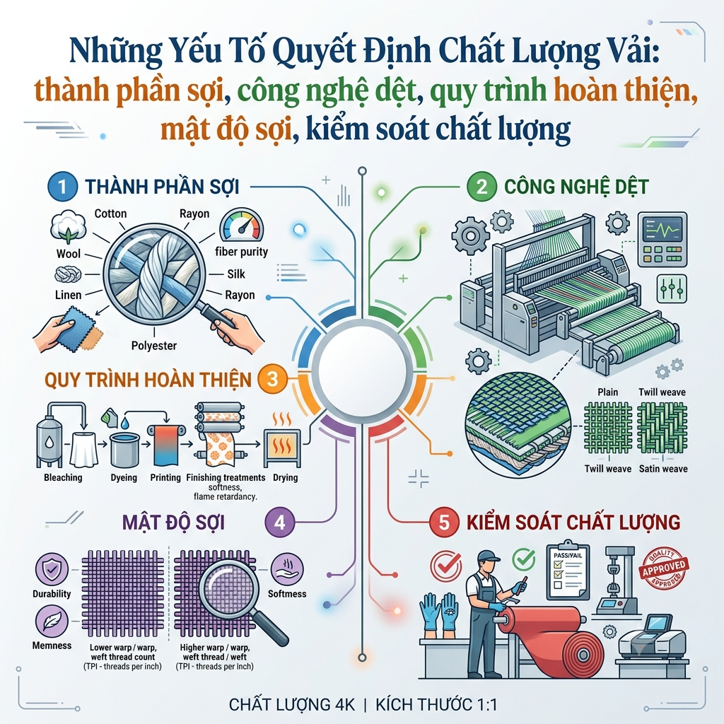 Định lượng vải GSM là gì? Tìm hiểu ý nghĩa của GSM, cách đo định lượng vải, ảnh hưởng đến chất lượng sản phẩm và cách chọn GSM phù hợp cho từng dòng quần áo.