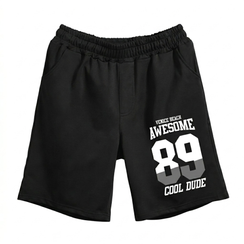 Mua quần short nỉ thể thao nam Venice Beach 89 màu đen cá tính. Chất nỉ chân cua cao cấp, thấm hút mồ hôi, dáng unisex mặc nhà hay đi chơi đều đẹp.