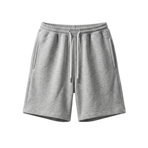 Mua ngay quần short nỉ màu xám sáng trẻ trung phong cách basic streetwear. Chất thun nỉ dày dặn, đứng form cực đẹp, lưng thun co giãn phối dây rút trắng cá tính và túi sâu tiện lợi. Thiết kế quần đùi ống rộng thoải mái dễ mix đồ dạo phố, mặc nhà. Đủ size nam nữ. Freeship hôm nay!