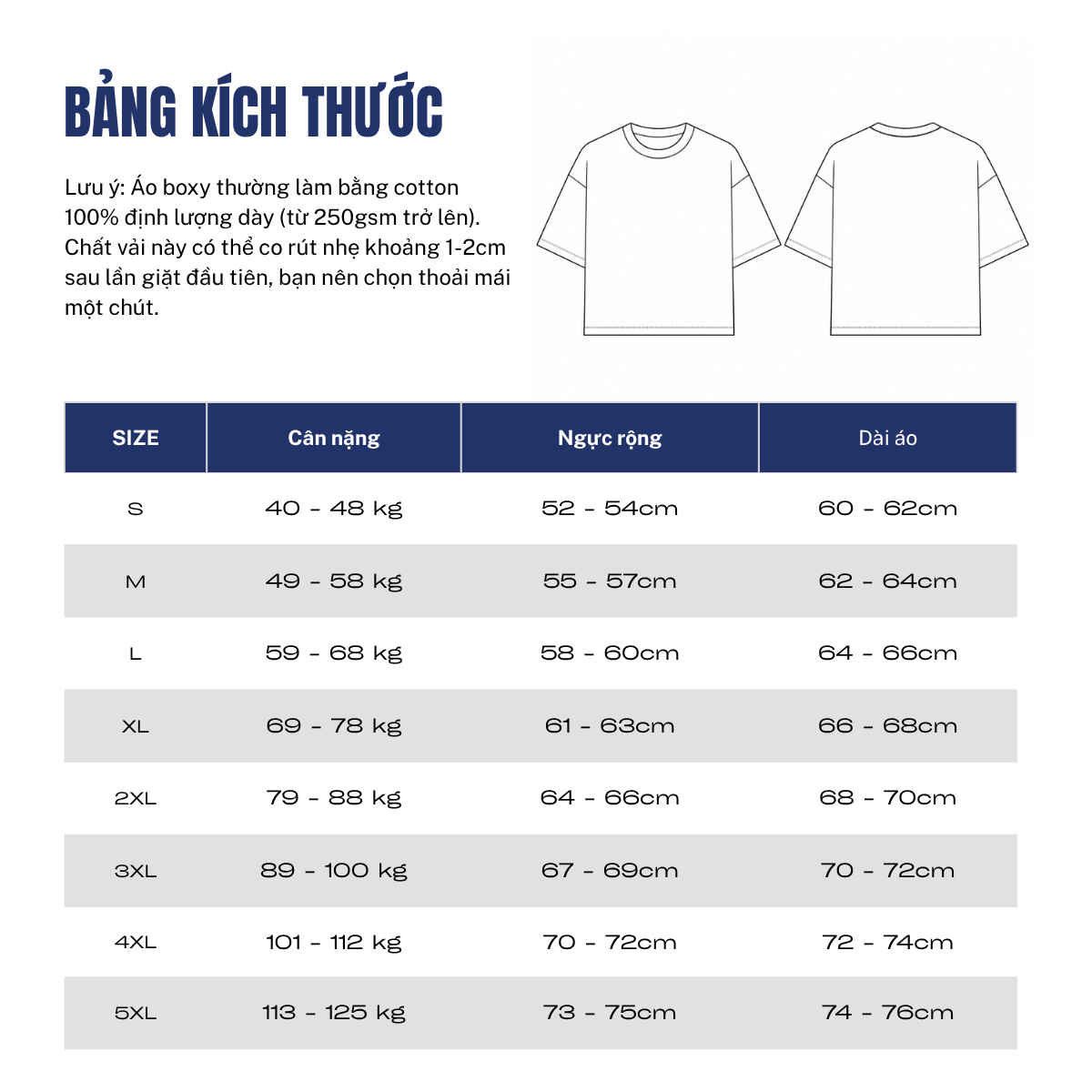 Áo thun form Boxy Fit Cotton 100% cao cấp với chất vải dày dặn, mềm mại, thấm hút tốt và giữ form chuẩn. Thiết kế unisex hiện đại, dễ phối đồ, phù hợp cho Local Brand, chủ shop và khách hàng yêu thích phong cách streetwear.